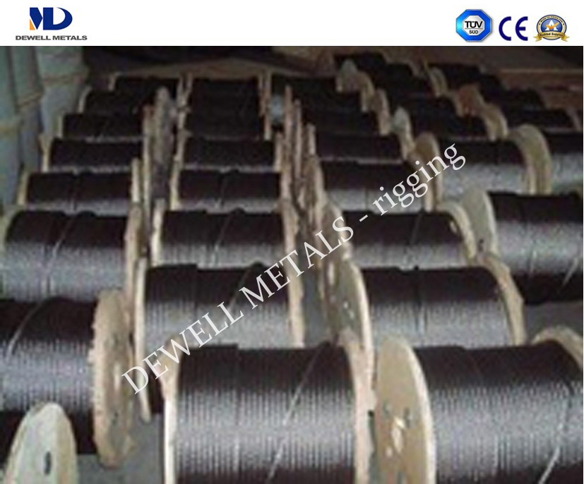 Art.15-4 STEEL WIRE ROPE (Ungalvanized and galvanized),CONSTRUCTION:6X19+FC;6X19+IWS;6X19W+IWR